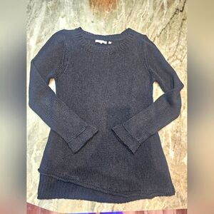 360SWEATER Black Knit Long Sleeve Sweater Women’s Medium